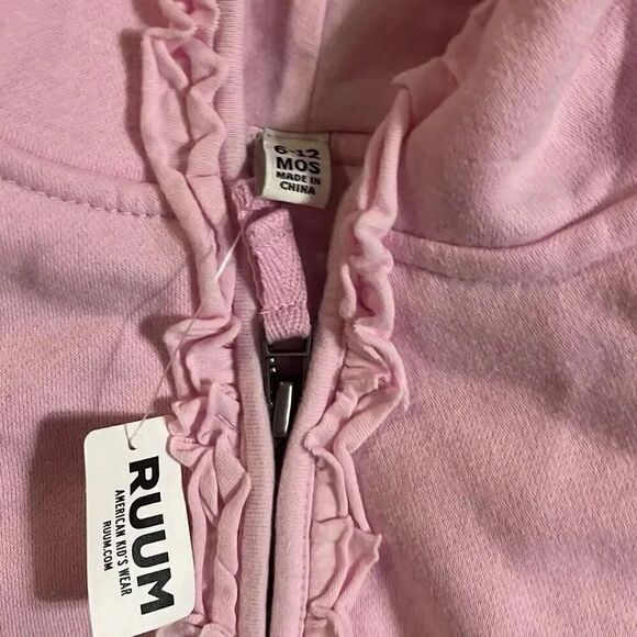 Ruum infant zip up hoodie size 6-12 months - Picture 2 of 3